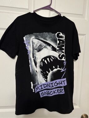 Jaws Midnight Snacker Black Graphic Tee